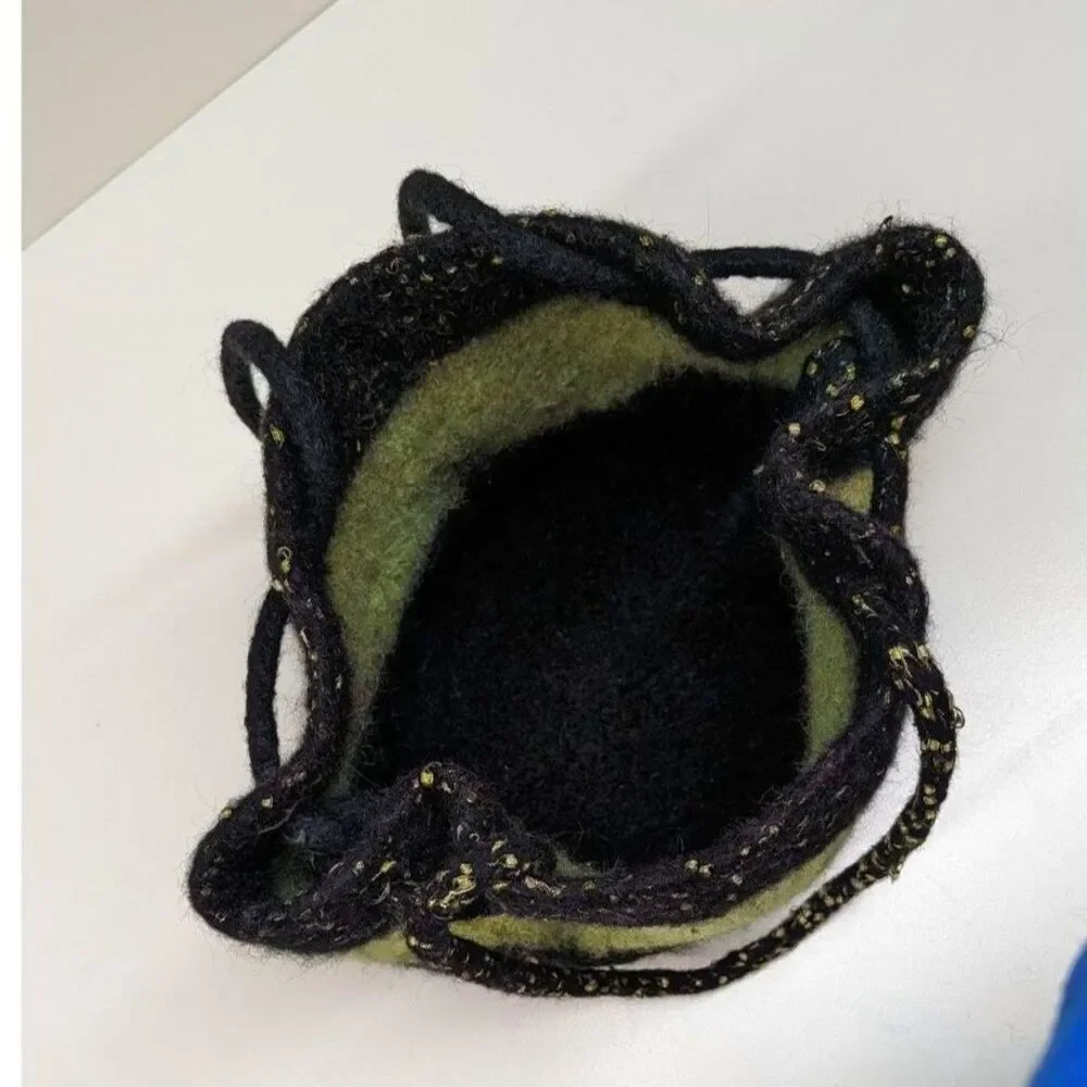 Artisan Felted Wool Bag - Picture 2 of 10
